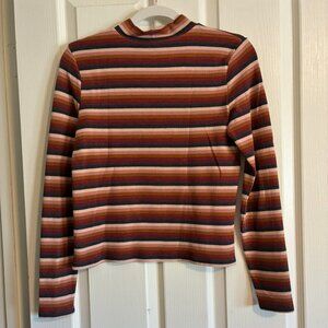 American Eagle striped long-sleeve shirt